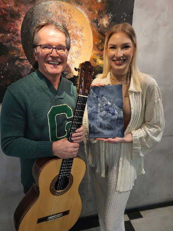 Ausstellung INTERSTELLAR - am 17.02.2024 - Angelina Bke und Uli Whler 