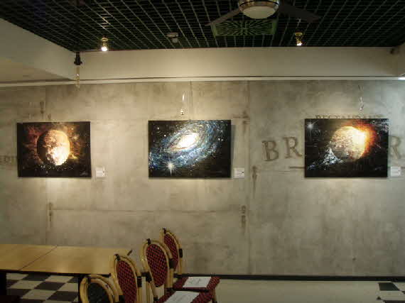 Ausstellung INTERSTELLAR von Angelina Bke am 17.02.2024